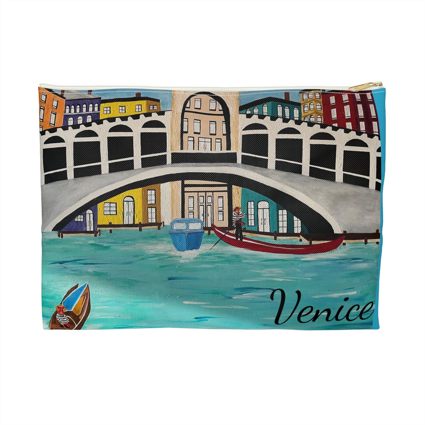 Venice Italy Travel Pouch -Cosmetic Bag or Pencil Case