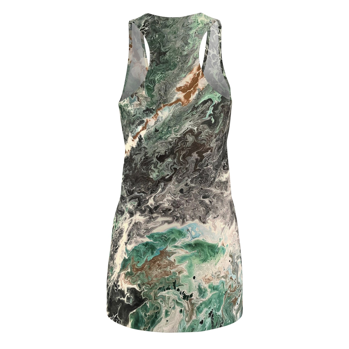 Emerald Swirl Racerback Dress