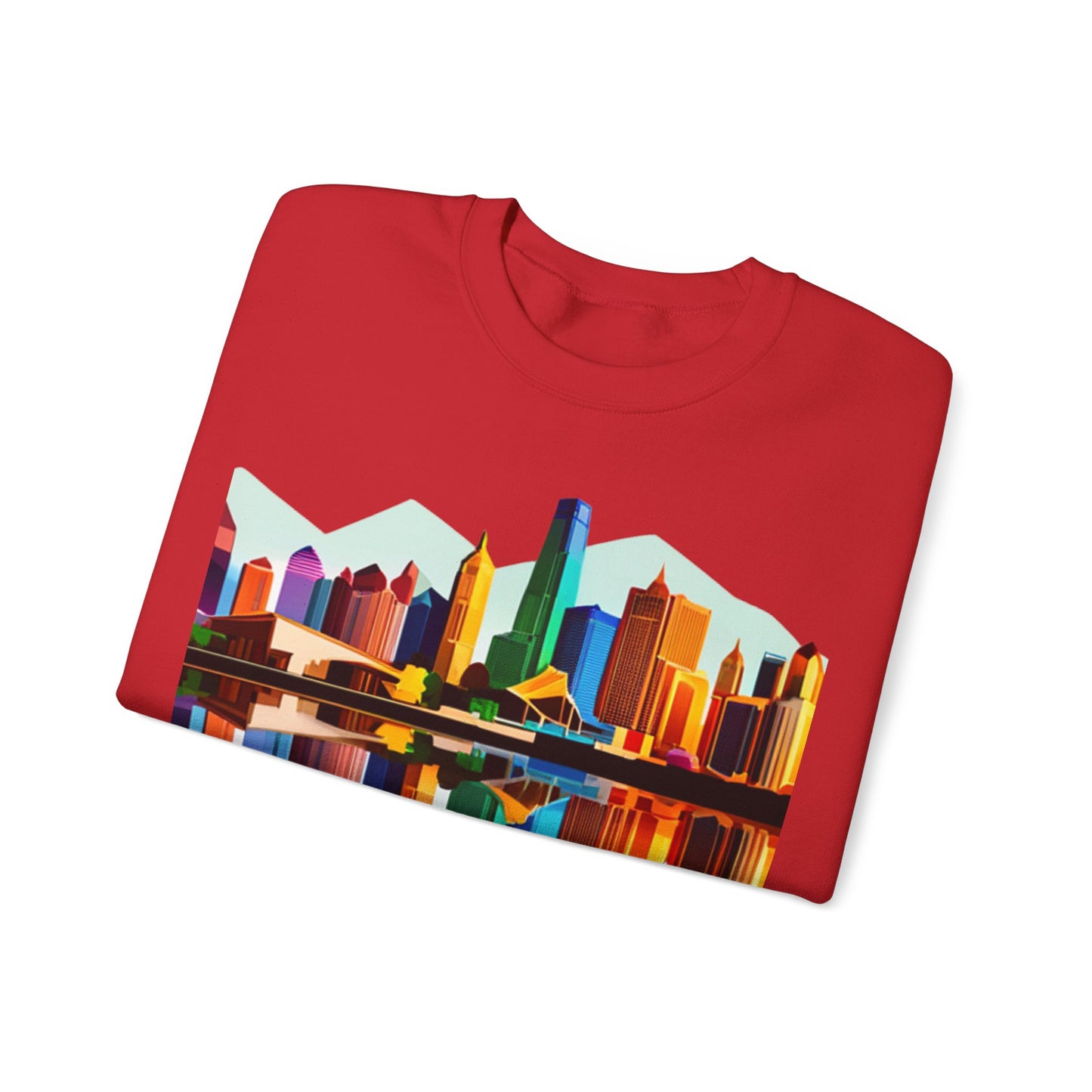 Dallas Texas Reflections Unisex Crewneck Sweatshirt