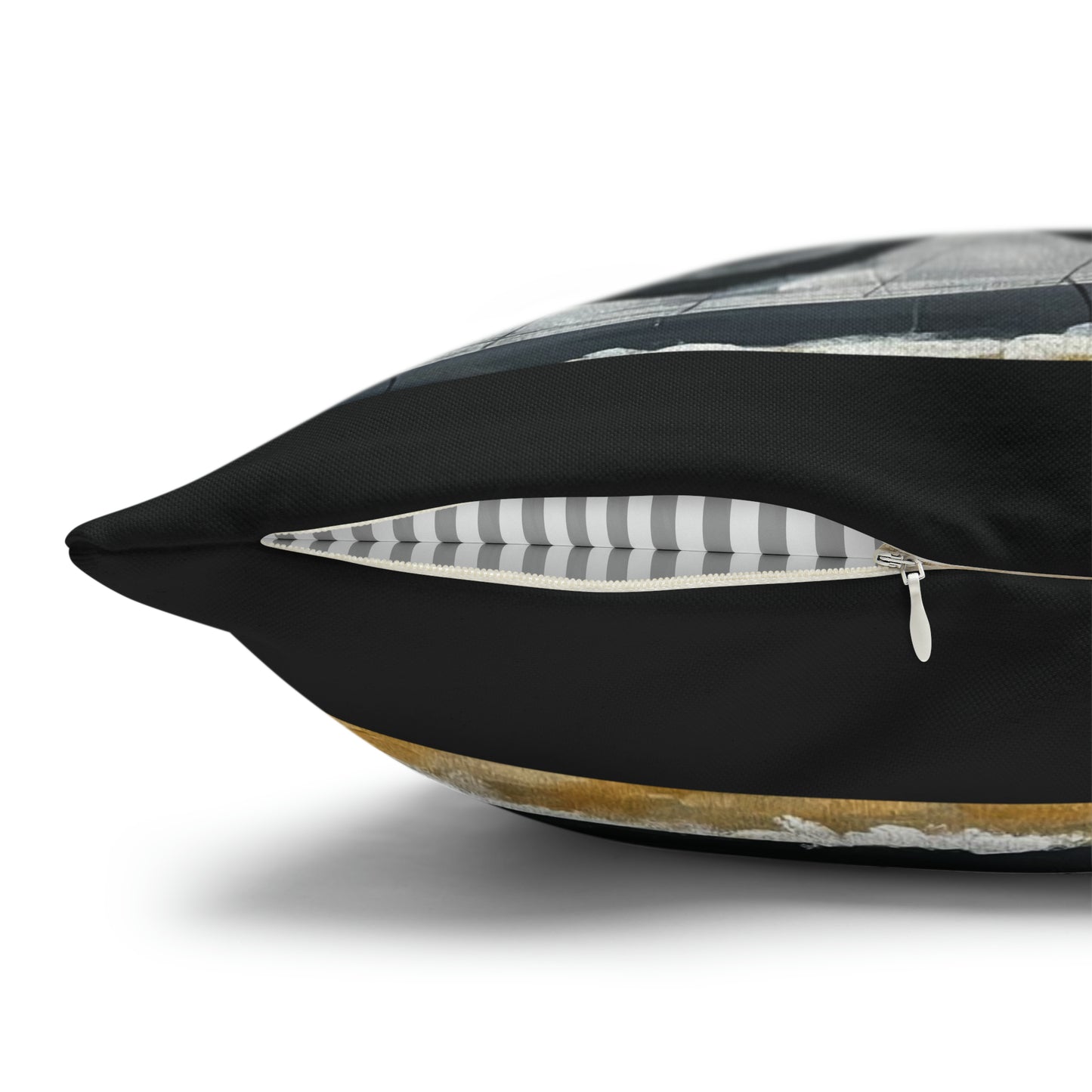 Krakow Poland Pillow Cover (Black)