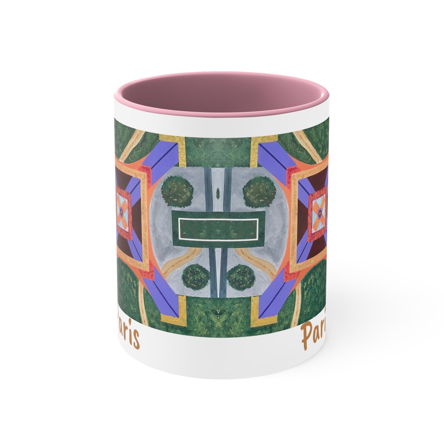 Paris Abstract Eiffel Tower Coffee Mug (Double Sided)