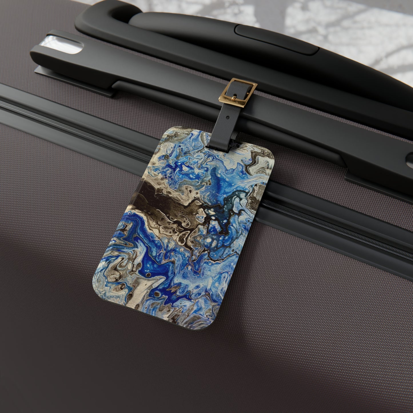 Cozy Waters Luggage Name Tag