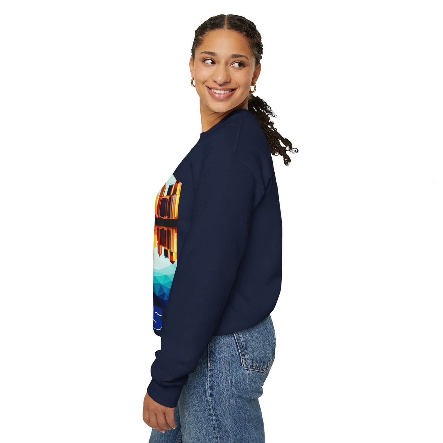 Dallas Texas Reflections Unisex Crewneck Sweatshirt