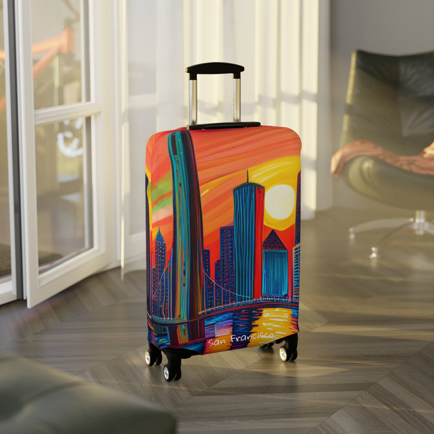 San Francisco Skyline Luggage Cover