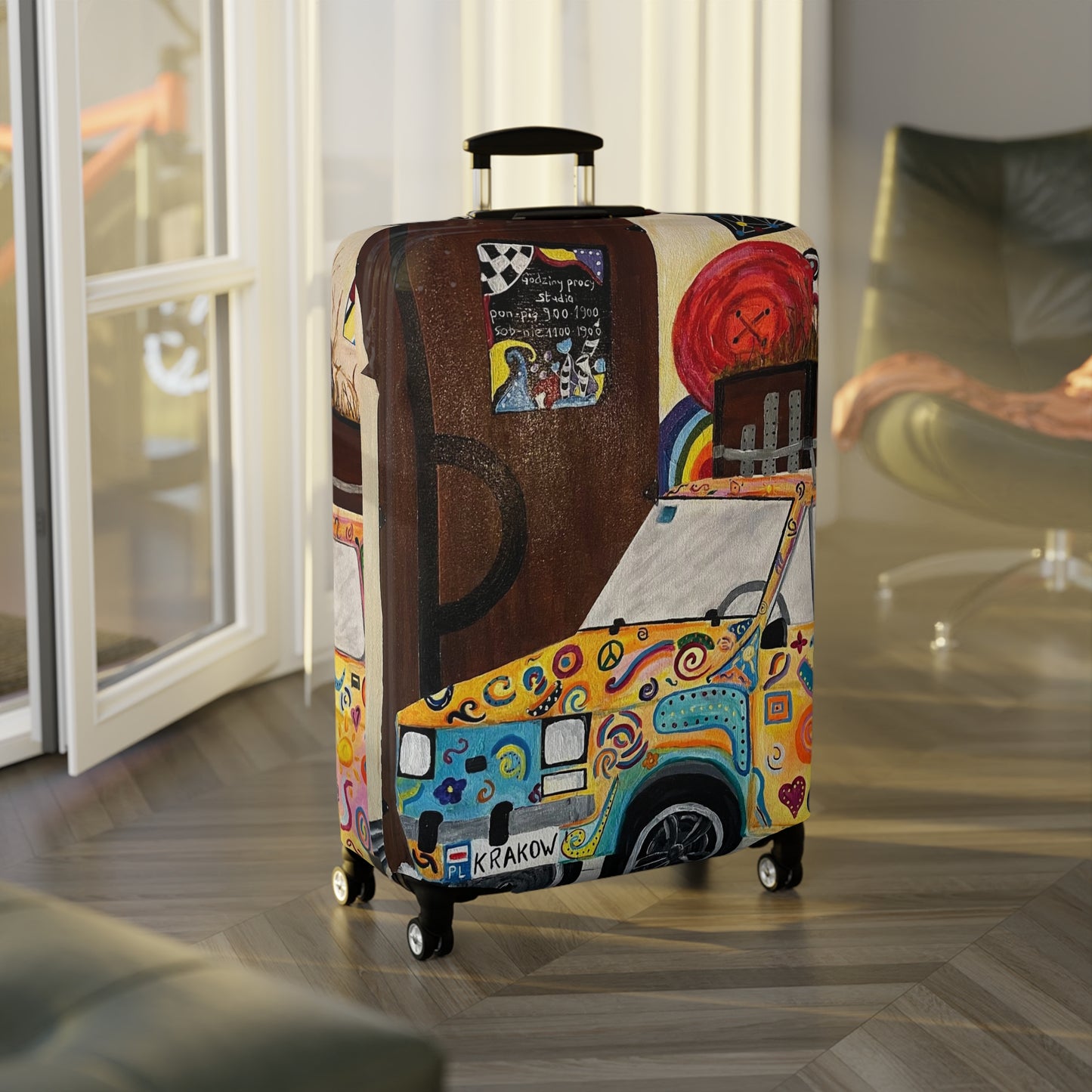 Krakow Poland Luggage Cover