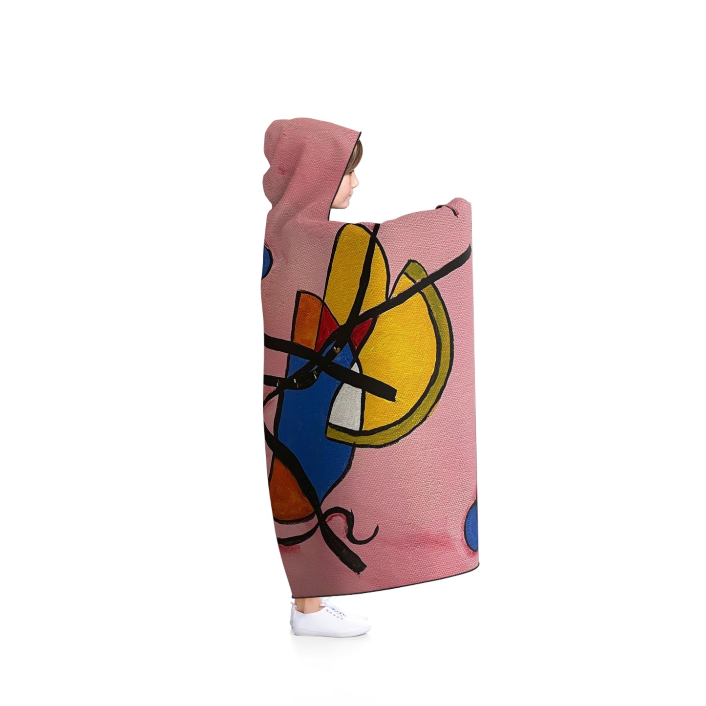 Arrangement Y Youth Hooded Blanket (Pink)