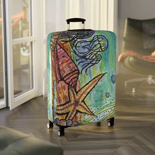 Under Water Fun Luggage Cover