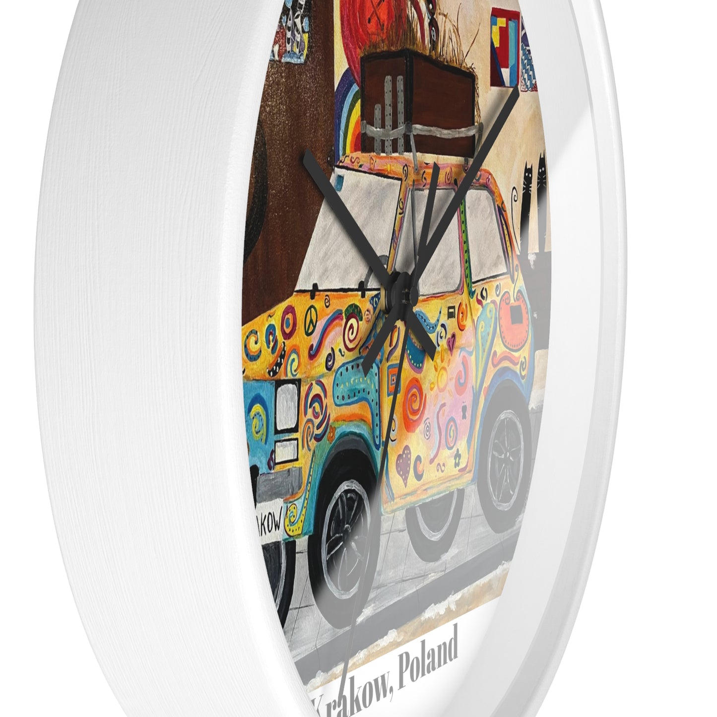 Krakow Poland Wall Clock