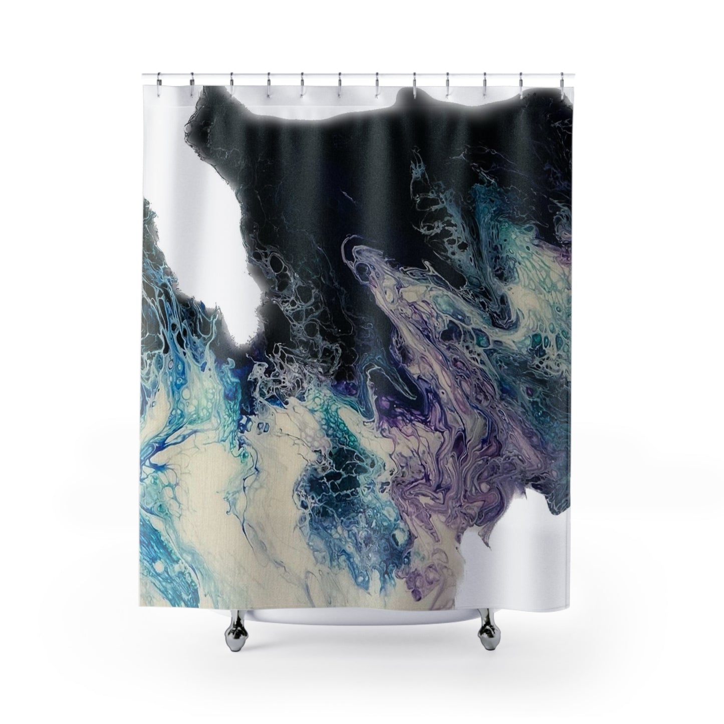 Ebb and Flow Shower Curtain