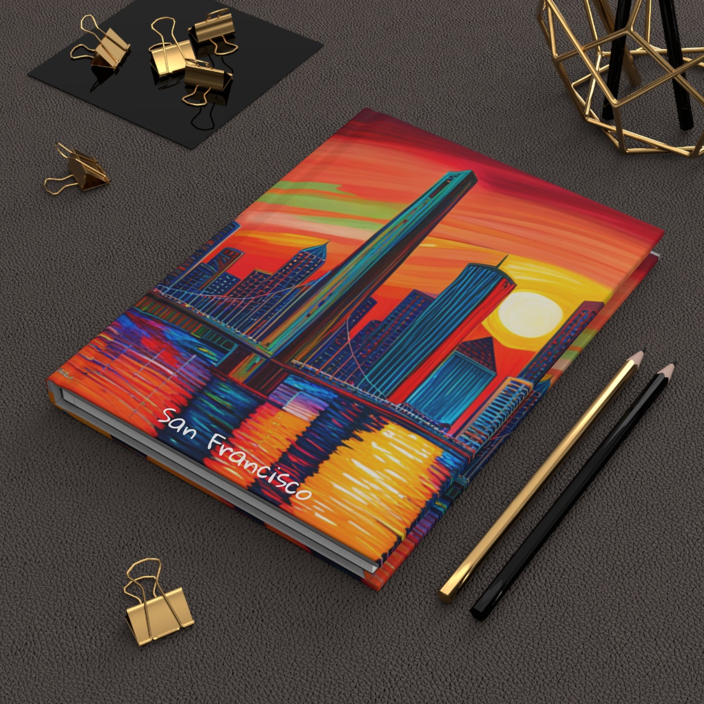 San Francisco Skyline Travel Journal Hardcover Diary