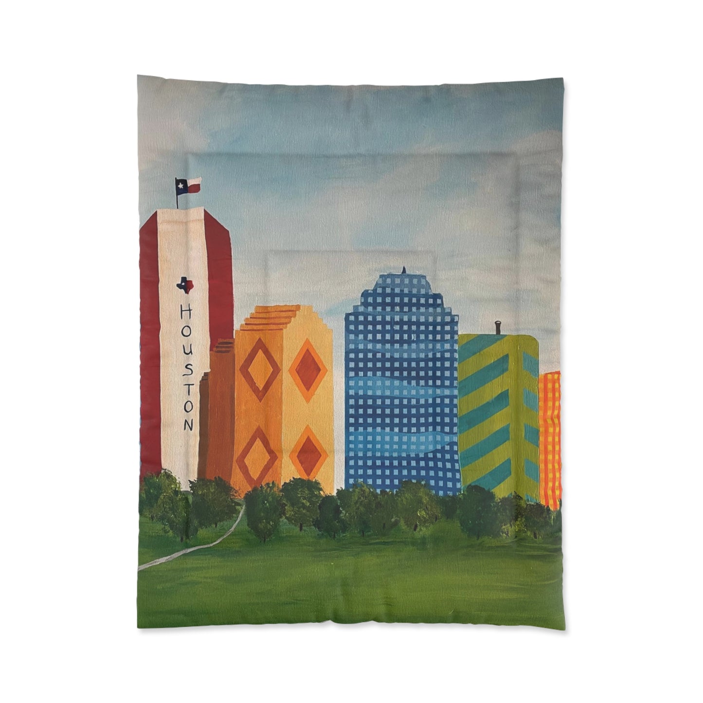 Houston Views Lightweight Comforter |Houston Texas