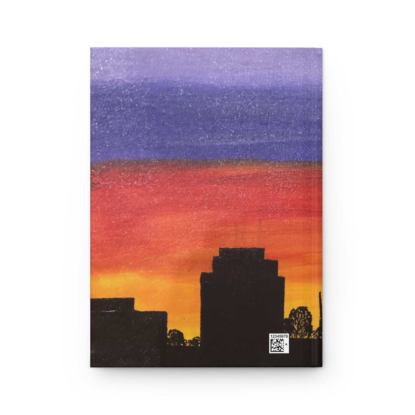 Sunset Over Houston Skyline Travel Journal Hardcover Diary | Houston Texas