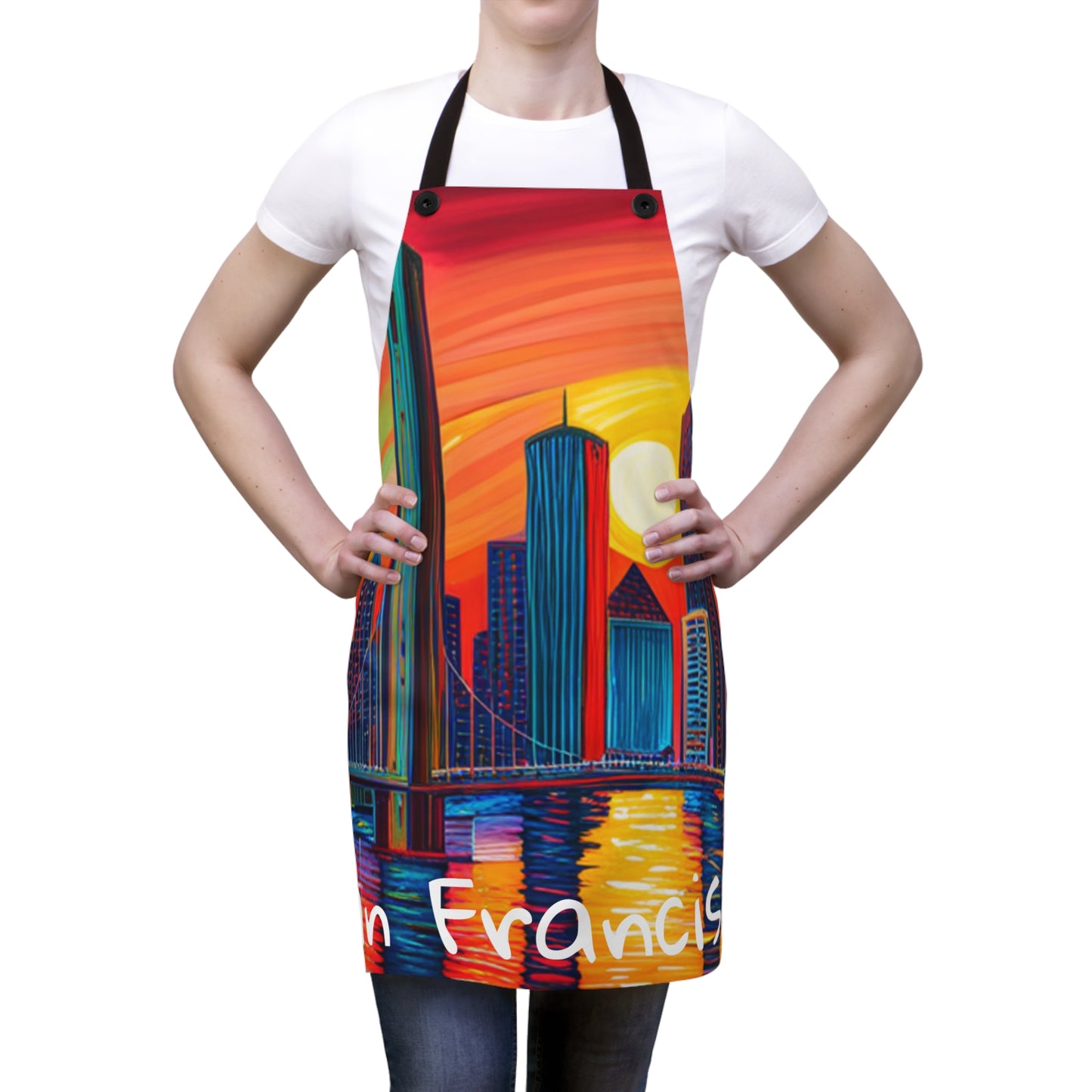 San Francisco Skyline Reflections Apron