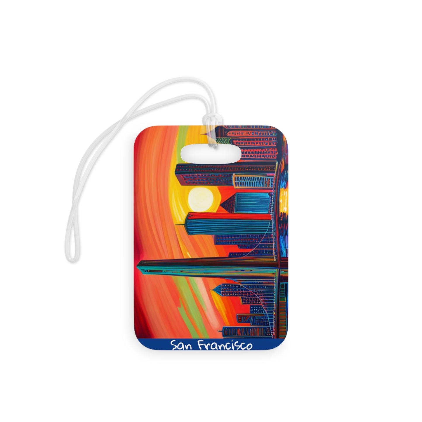San Francisco Skyline Luggage Tag