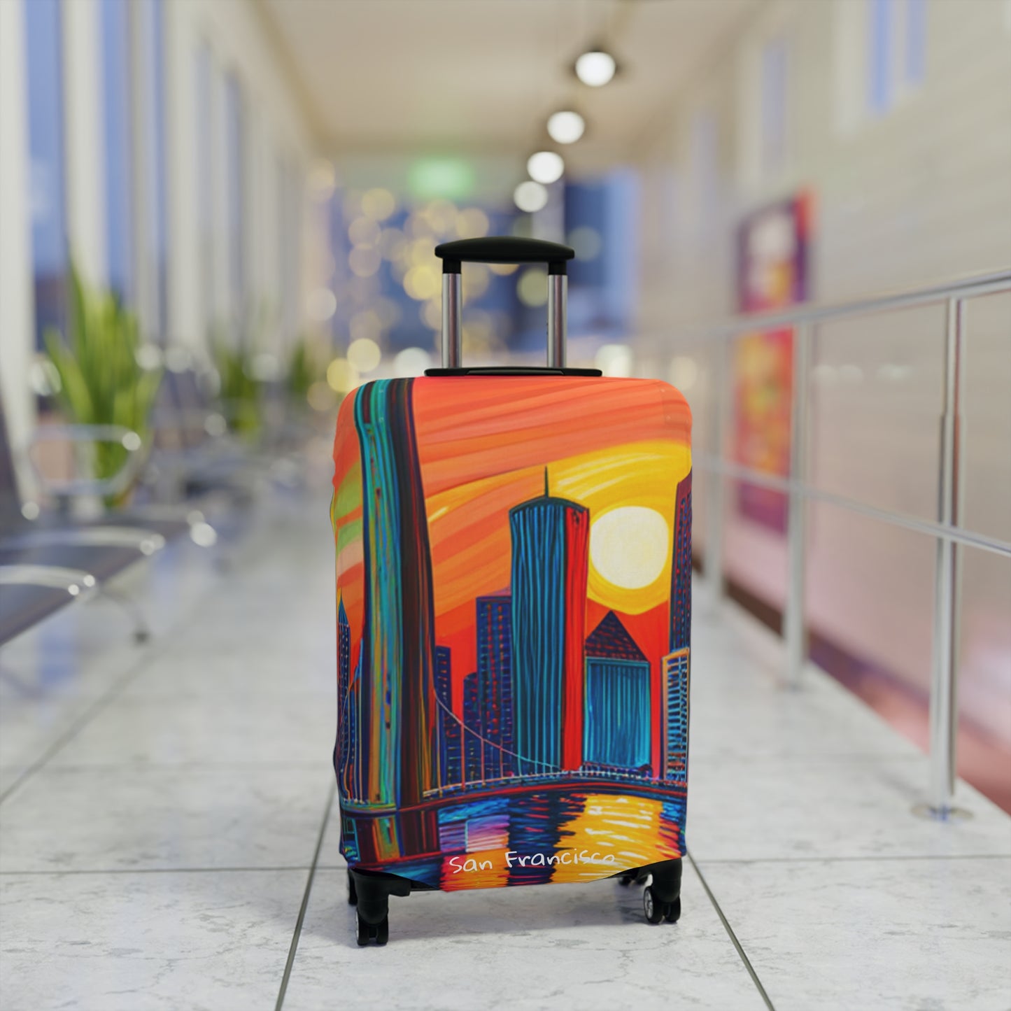 San Francisco Skyline Luggage Cover