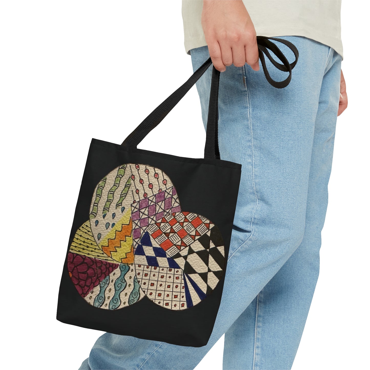 Zentangle Tote Bag (Black)