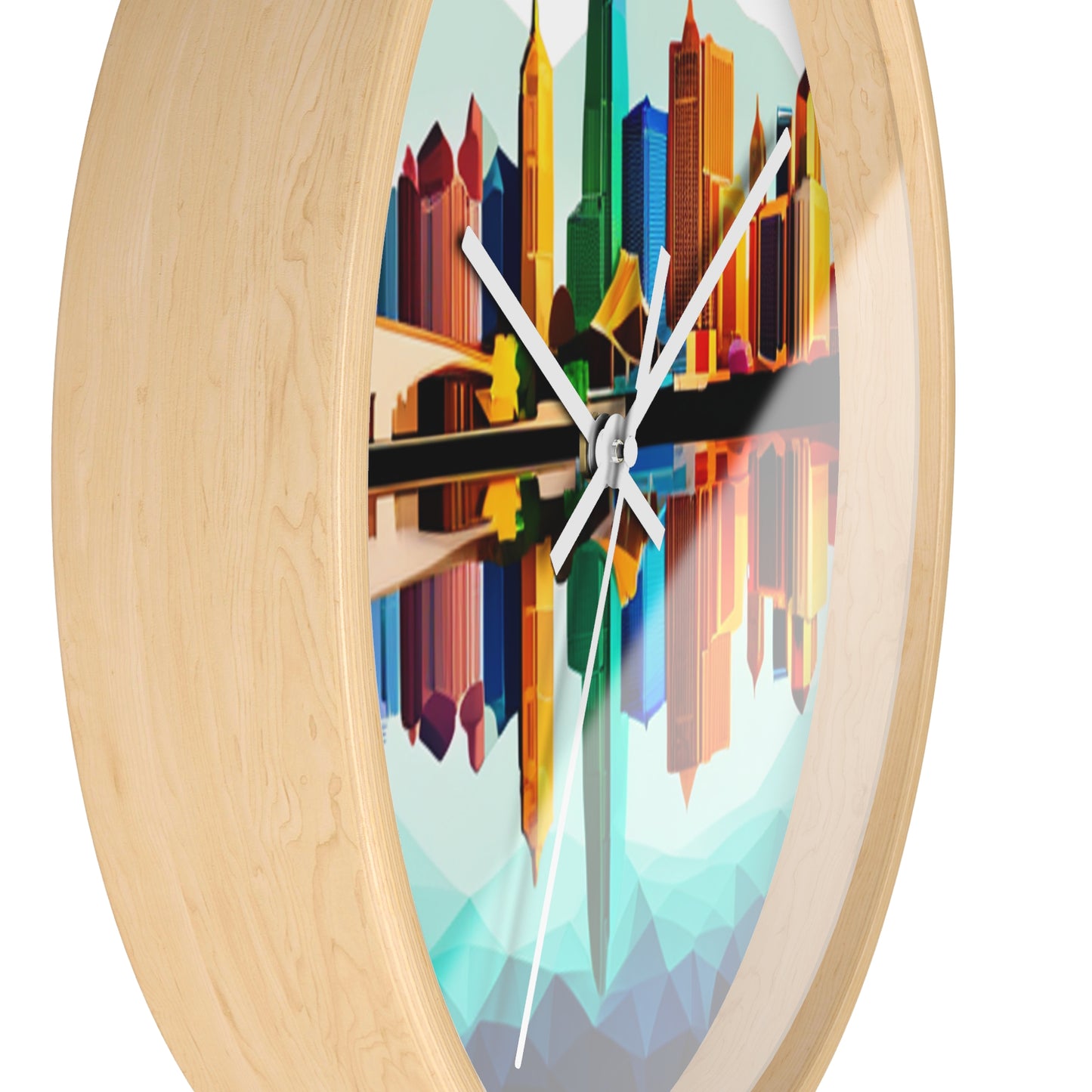Dallas Texas Reflections Wall Clock