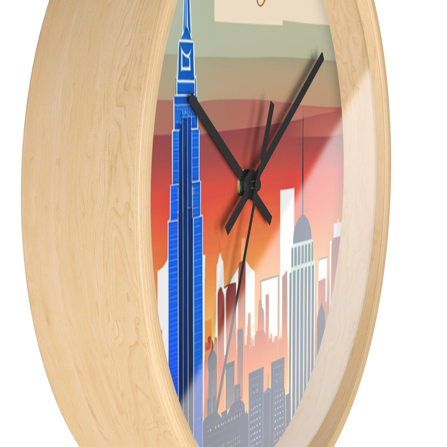 New York City Skyline Wall Clock
