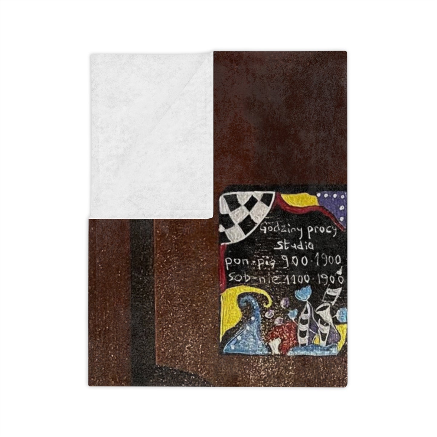 Krakow Poland Velveteen Minky Blanket