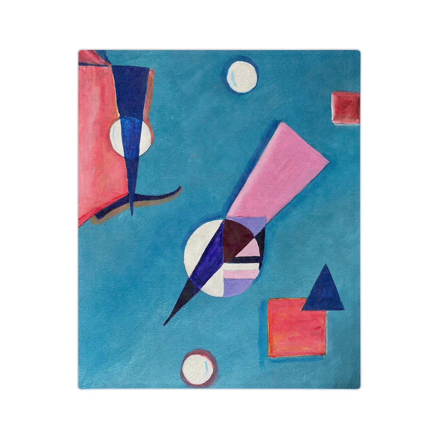 Arrangement J Velveteen Minky Blanket