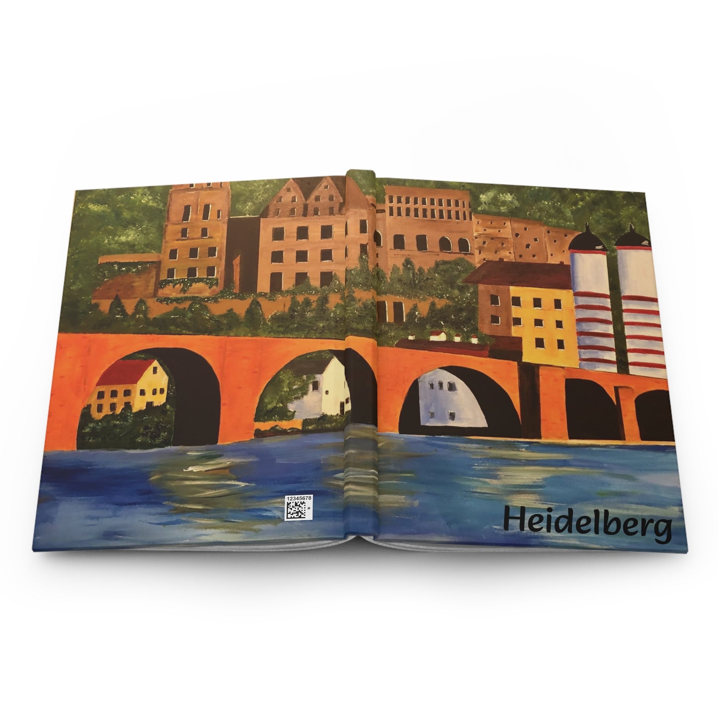 Heidelberg Germany Travel Journal Hardcover Diary