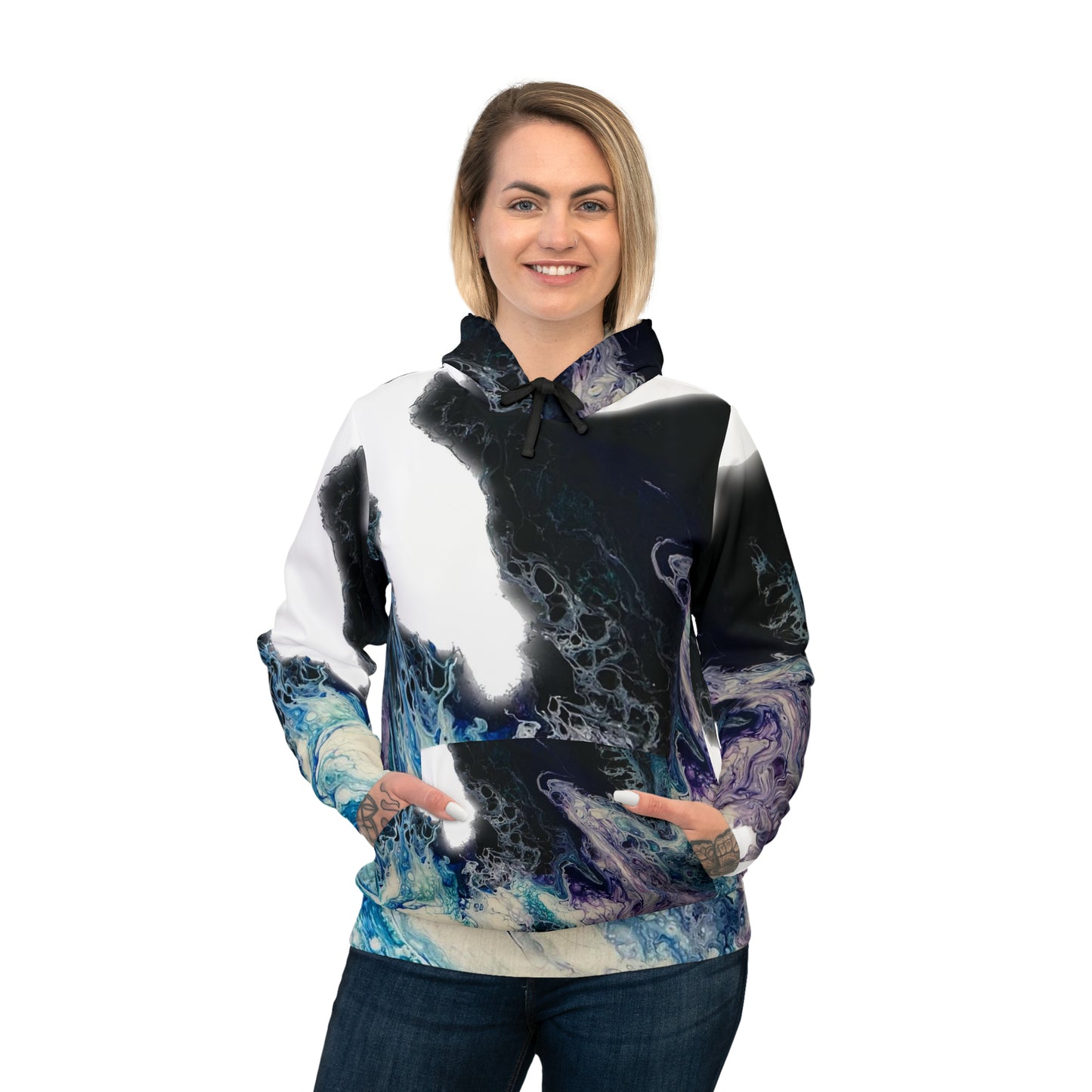 Ebb and Flow Unisex Athletic Hoodie Sweatshirt