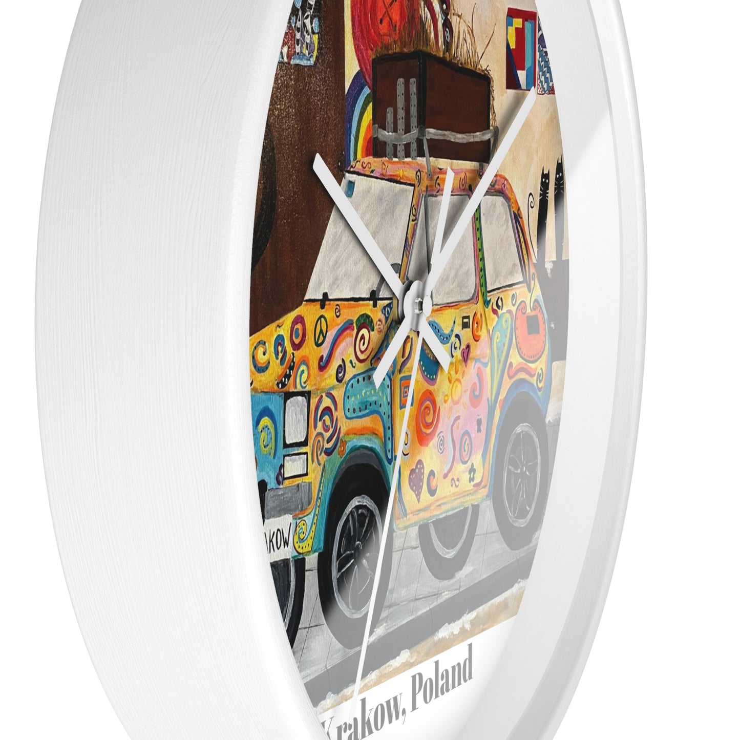 Krakow Poland Wall Clock