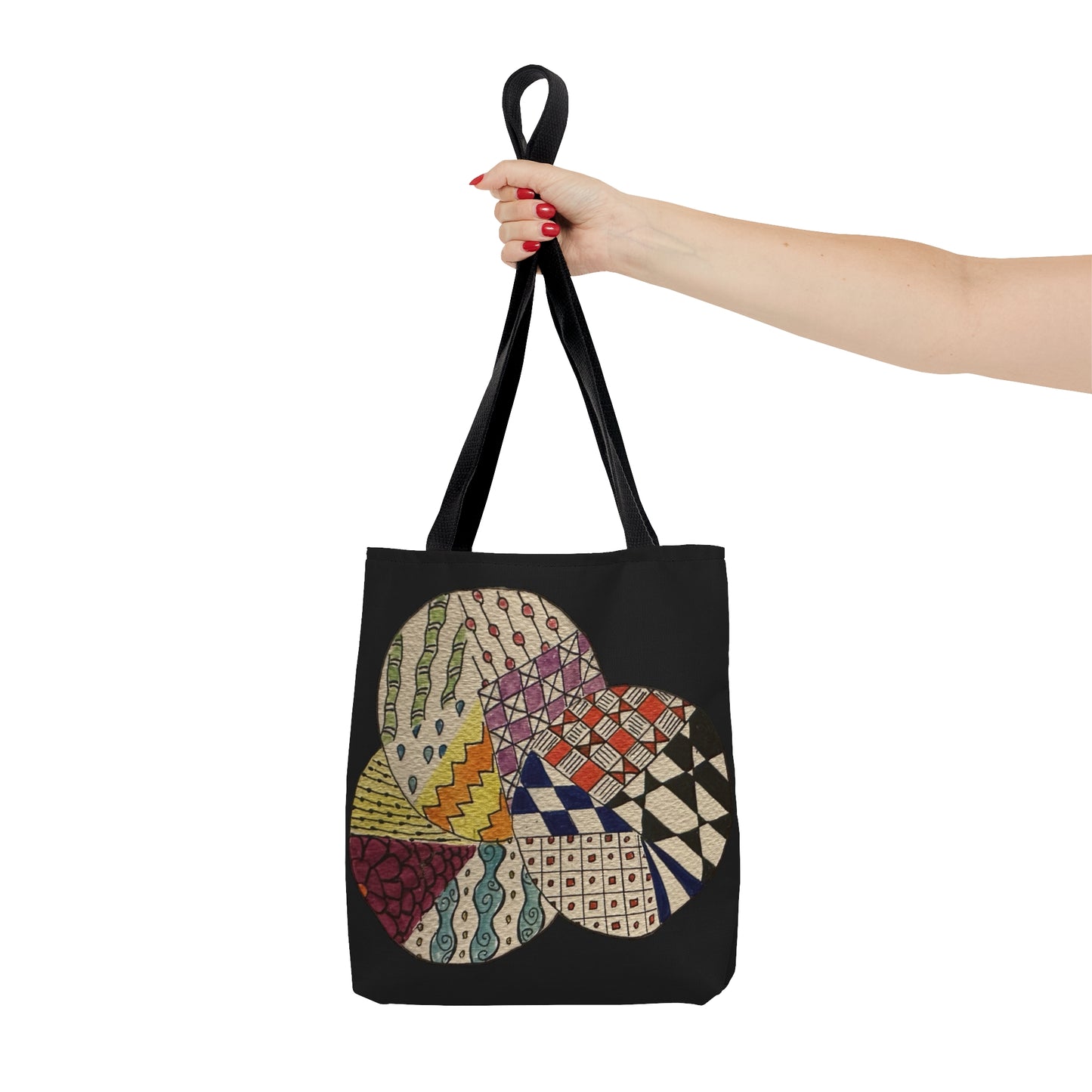 Zentangle Tote Bag (Black)