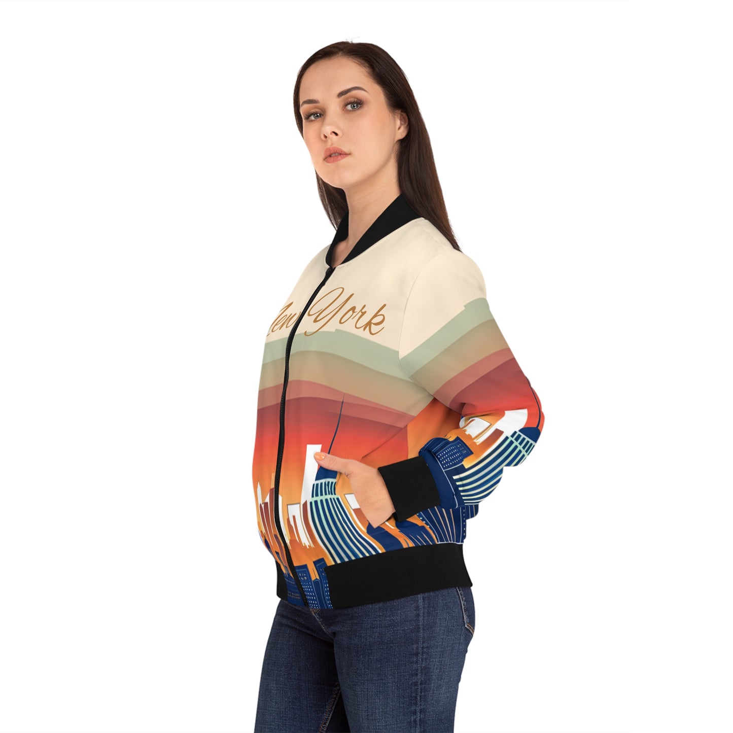 New York City Women's Bomber Jacket