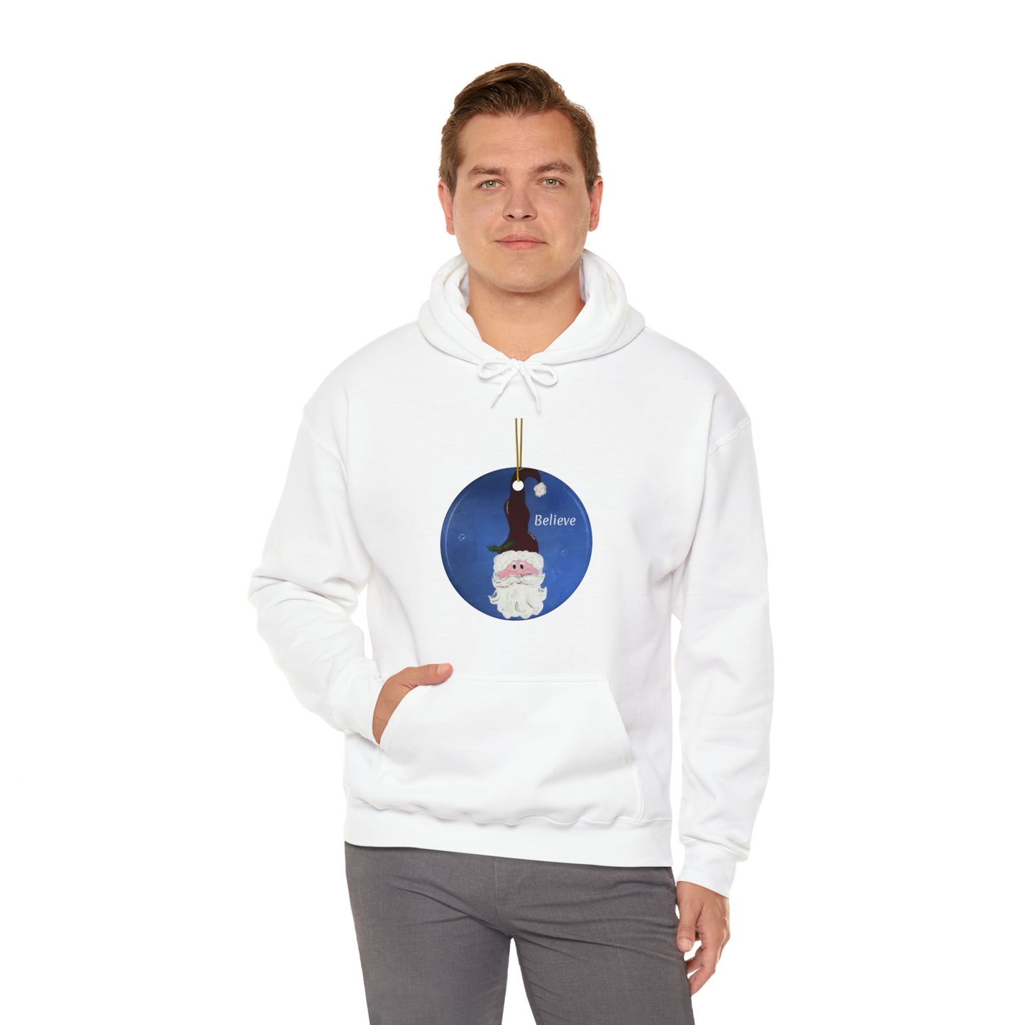 Santa I Believe Unisex Hooded Sweatshirt