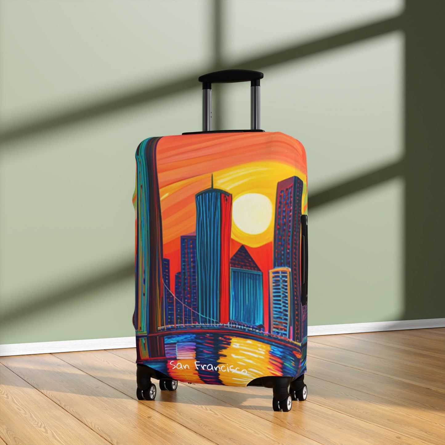 San Francisco Skyline Luggage Cover