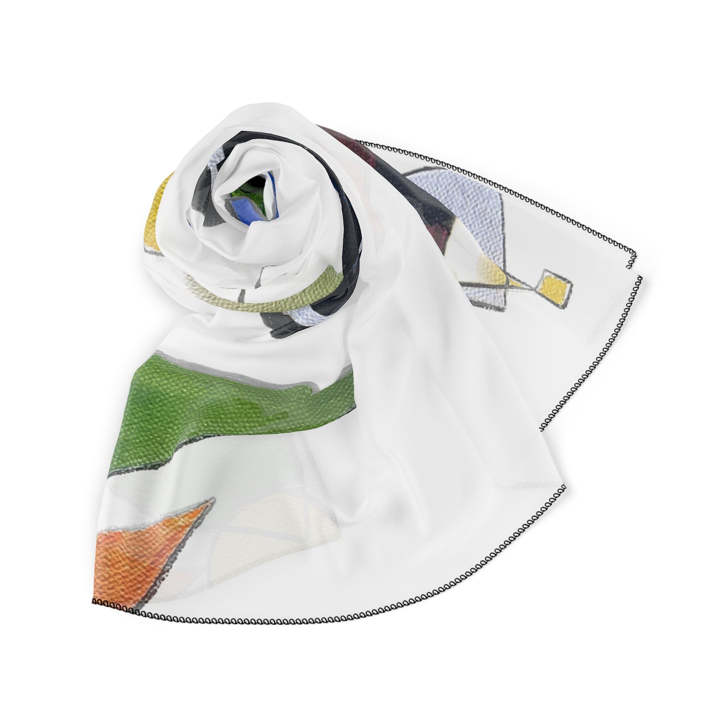 Arrangement C Poly Scarf