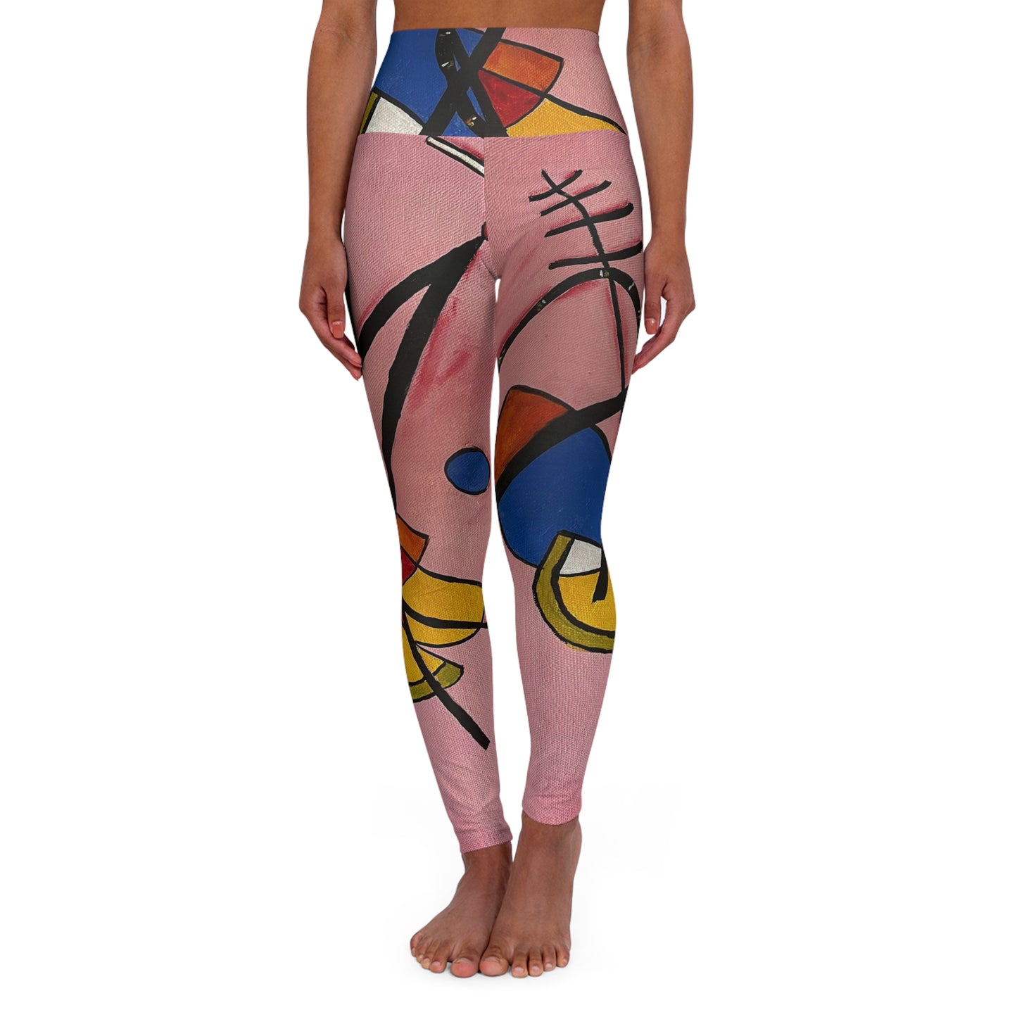 Arrangement Y High-Waisted Yoga Leggings