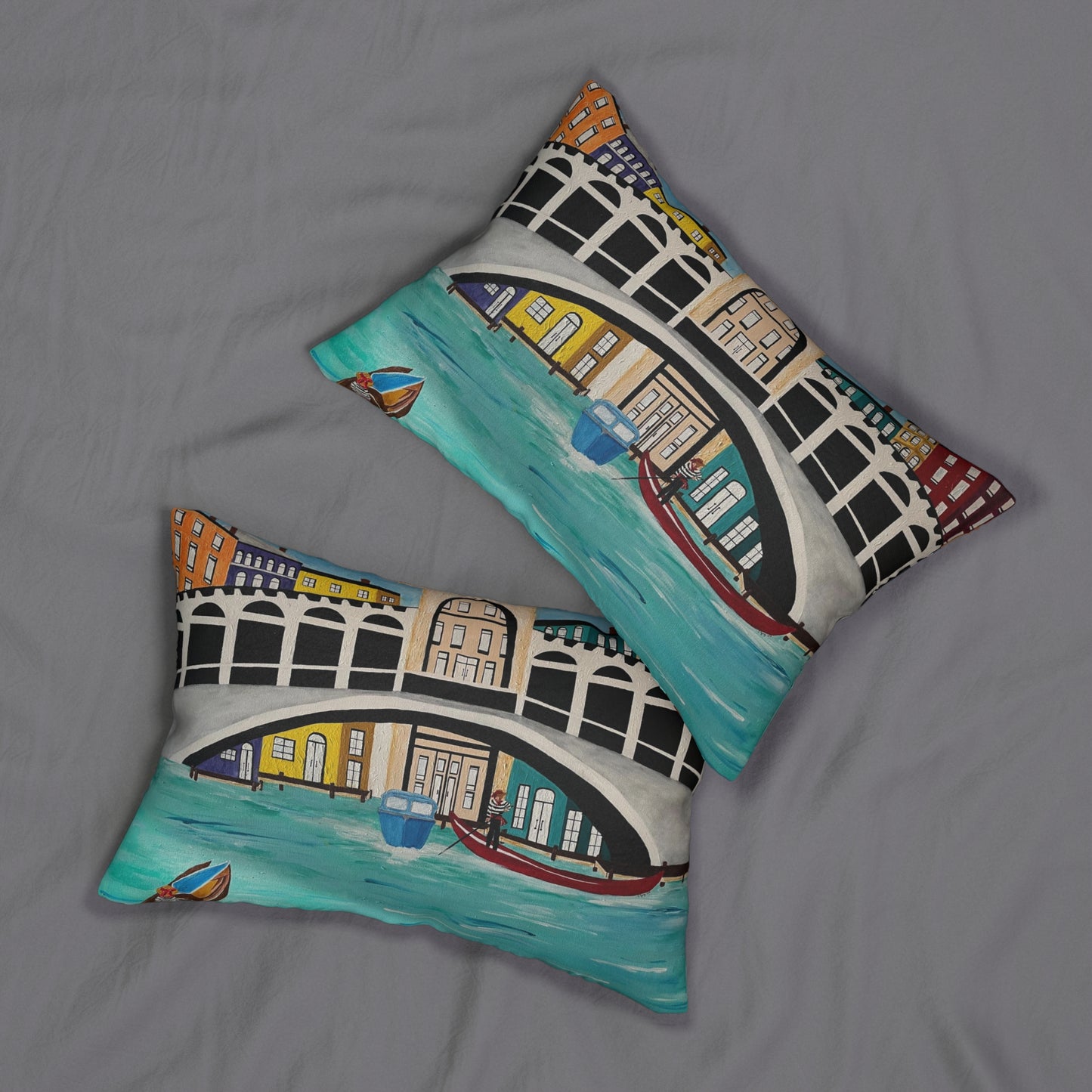 Venice Italy Lumbar Pillow