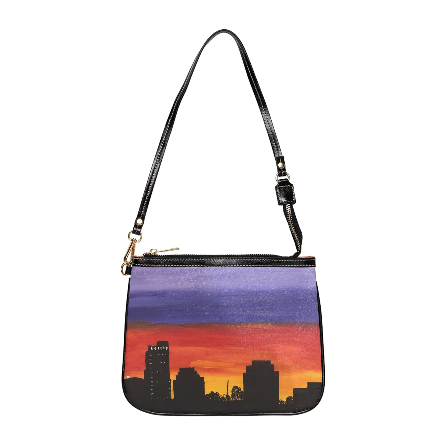Sunset over Houston Skyline Shoulder Bag | Houston Texas