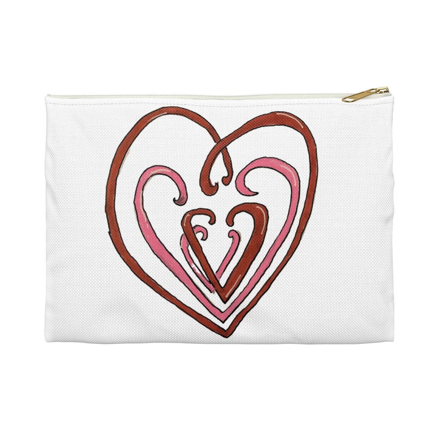 Hearts Intertwined Accessory Pouch