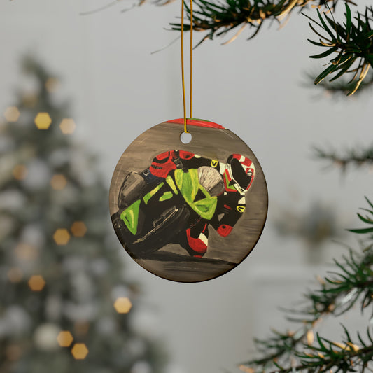 Daredevil Racer Ceramic Ornaments (3pcs, 5pcs, 10pcs)