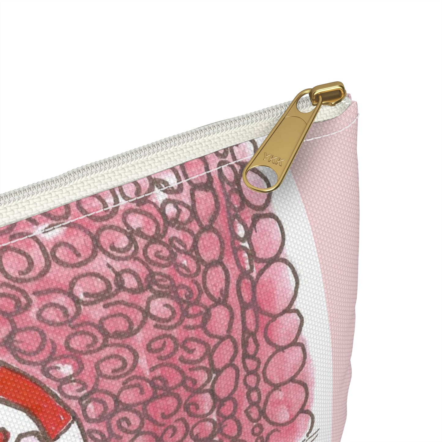 Love Is Kind Accessory Pouch | Cosmetic Bag  or Pencil Case - Pink