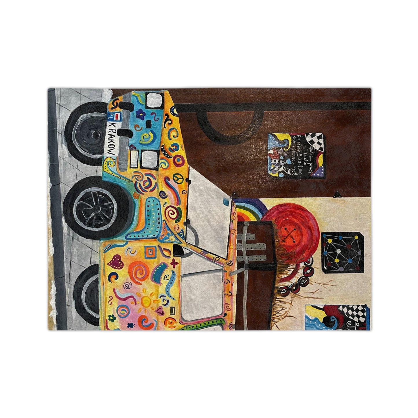 Krakow Poland Velveteen Minky Blanket