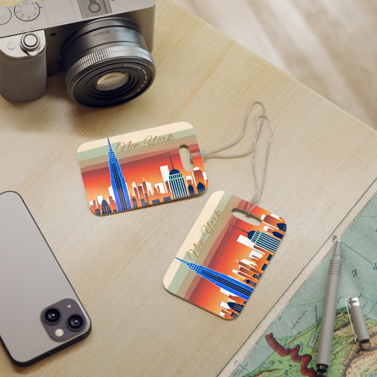 New York City Skyline Luggage Tag