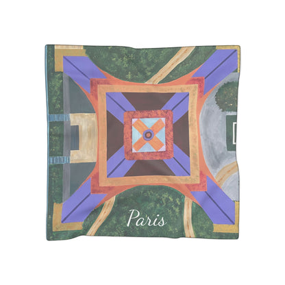 Paris Abstract Eiffel Tower Poly Scarf