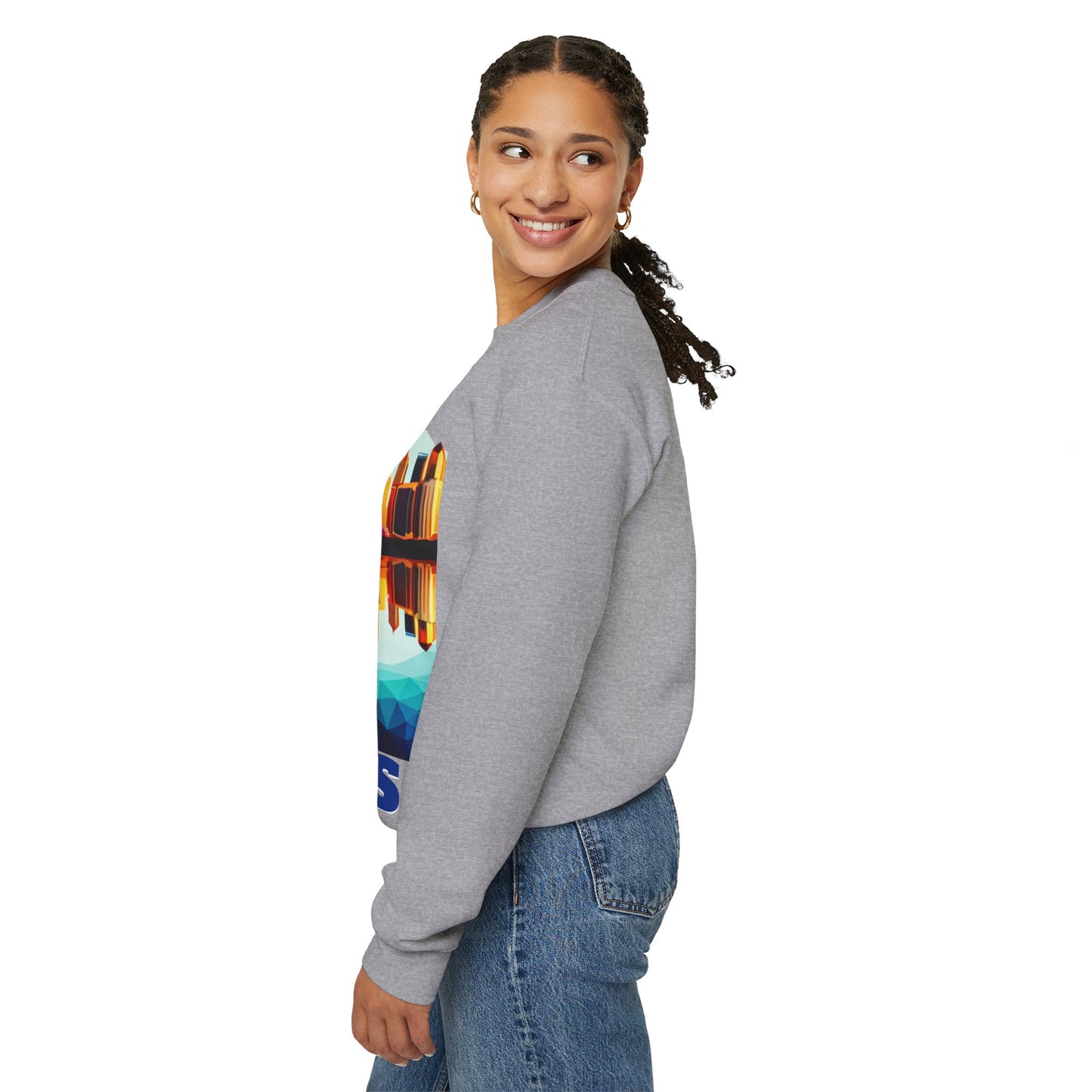 Dallas Texas Reflections Unisex Crewneck Sweatshirt