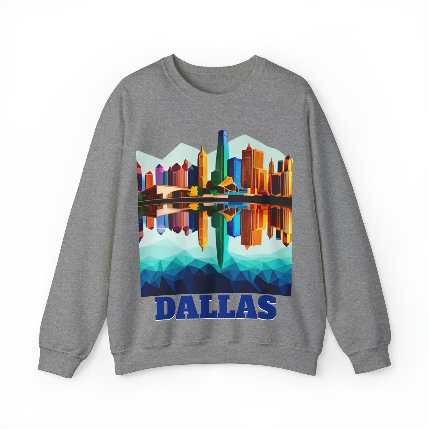 Dallas Texas Reflections Unisex Crewneck Sweatshirt