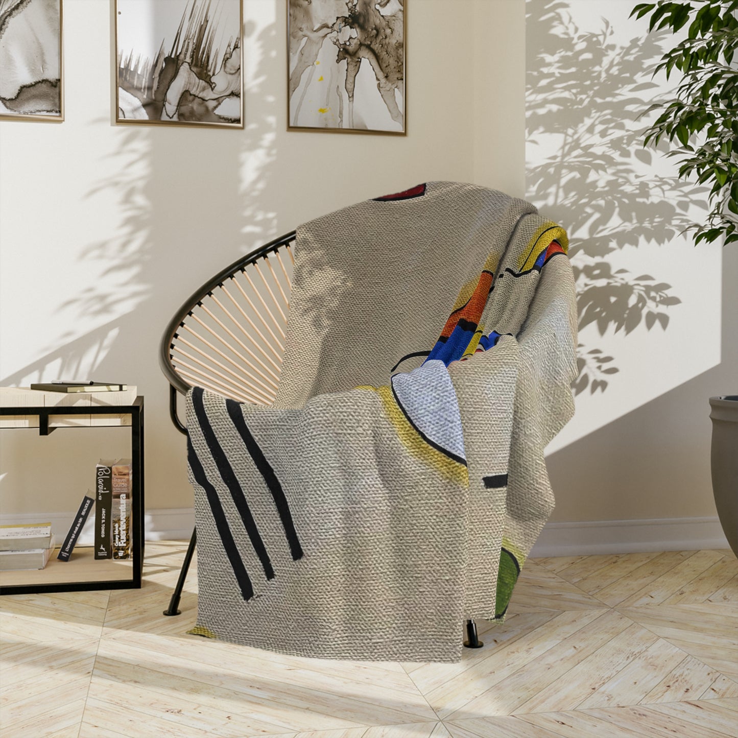 Arrangement O Velveteen Minky Blanket