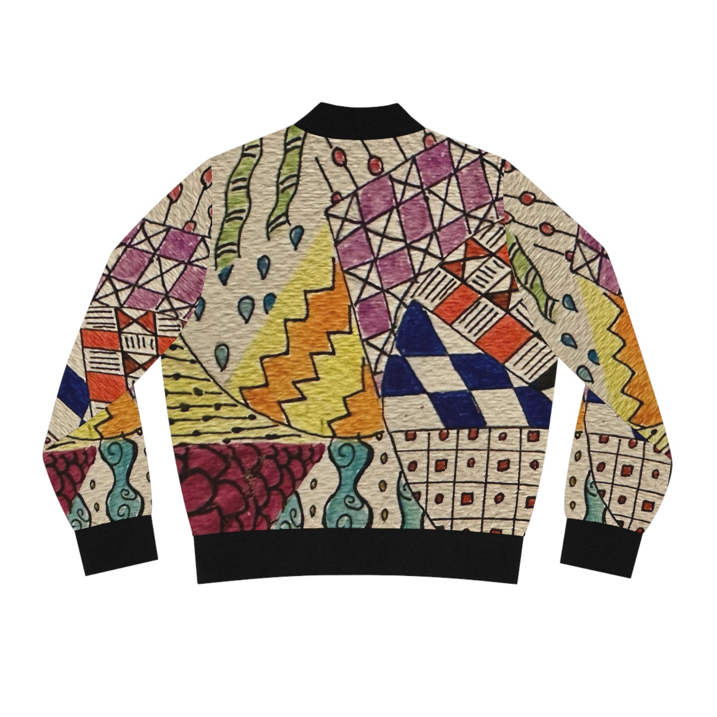 Zentangle Women's Bomber Jacket