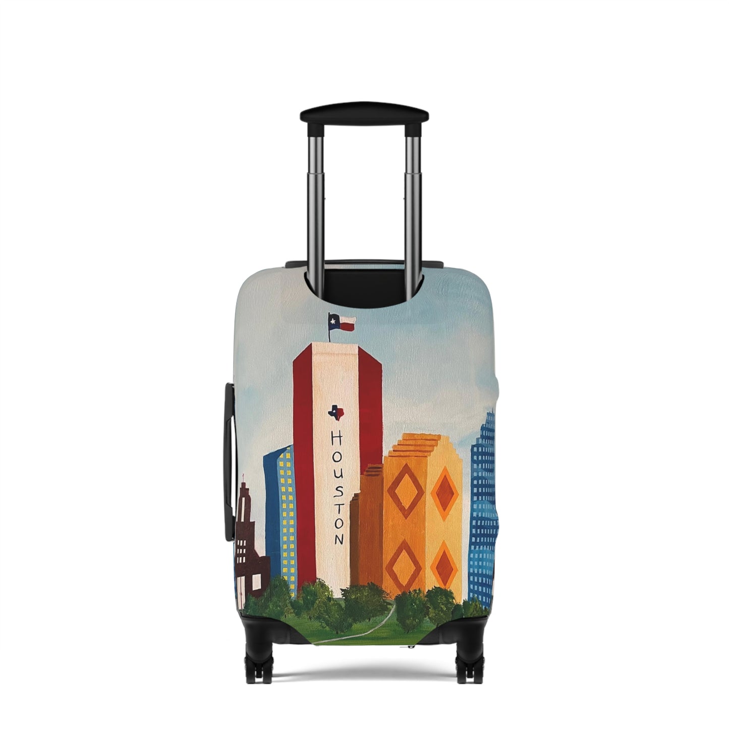 Houston Views Luggage Cover |Houston Texas