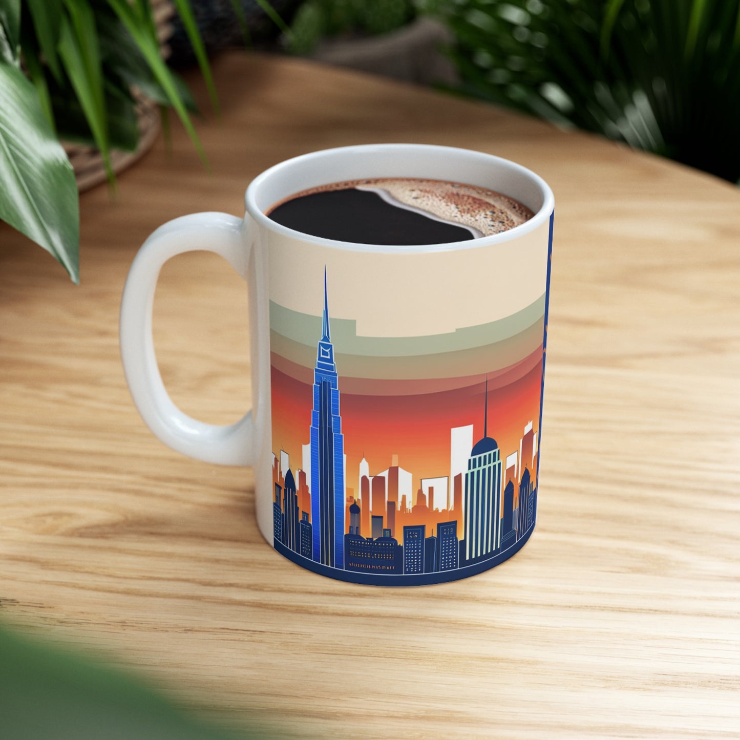 New York City Skyline Coffee Mug - (Double Sided)