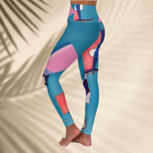 Arrangement J High-Waisted Yoga Leggings