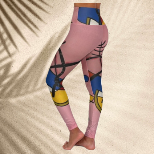 Arrangement Y High-Waisted Yoga Leggings