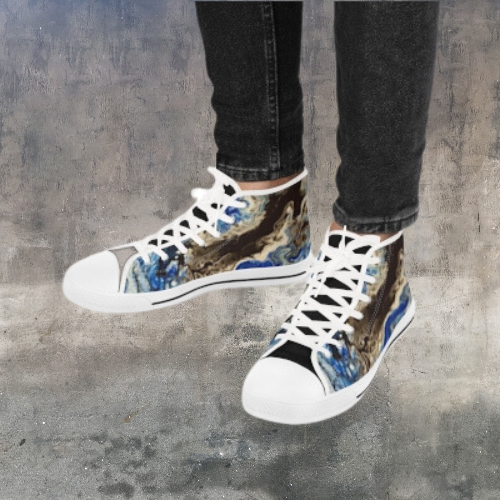 Cozy Waters Men's High Top Street Sneakers